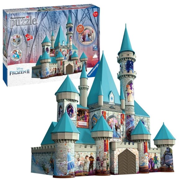 New sealed Ravensburger  3D Puzzle - Disney Frozen 2 Castle - 216 Piece - Picture 1 of 14